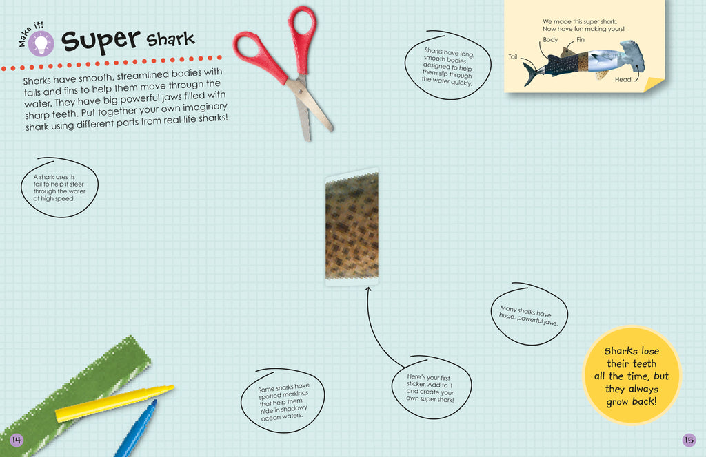 Ultimate Sticker Book: Sharks