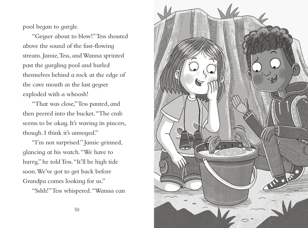 Dinosaur Club: Catching the Velociraptor-Spread, Image, (PRHC, Design, Do, Not, Use)-4