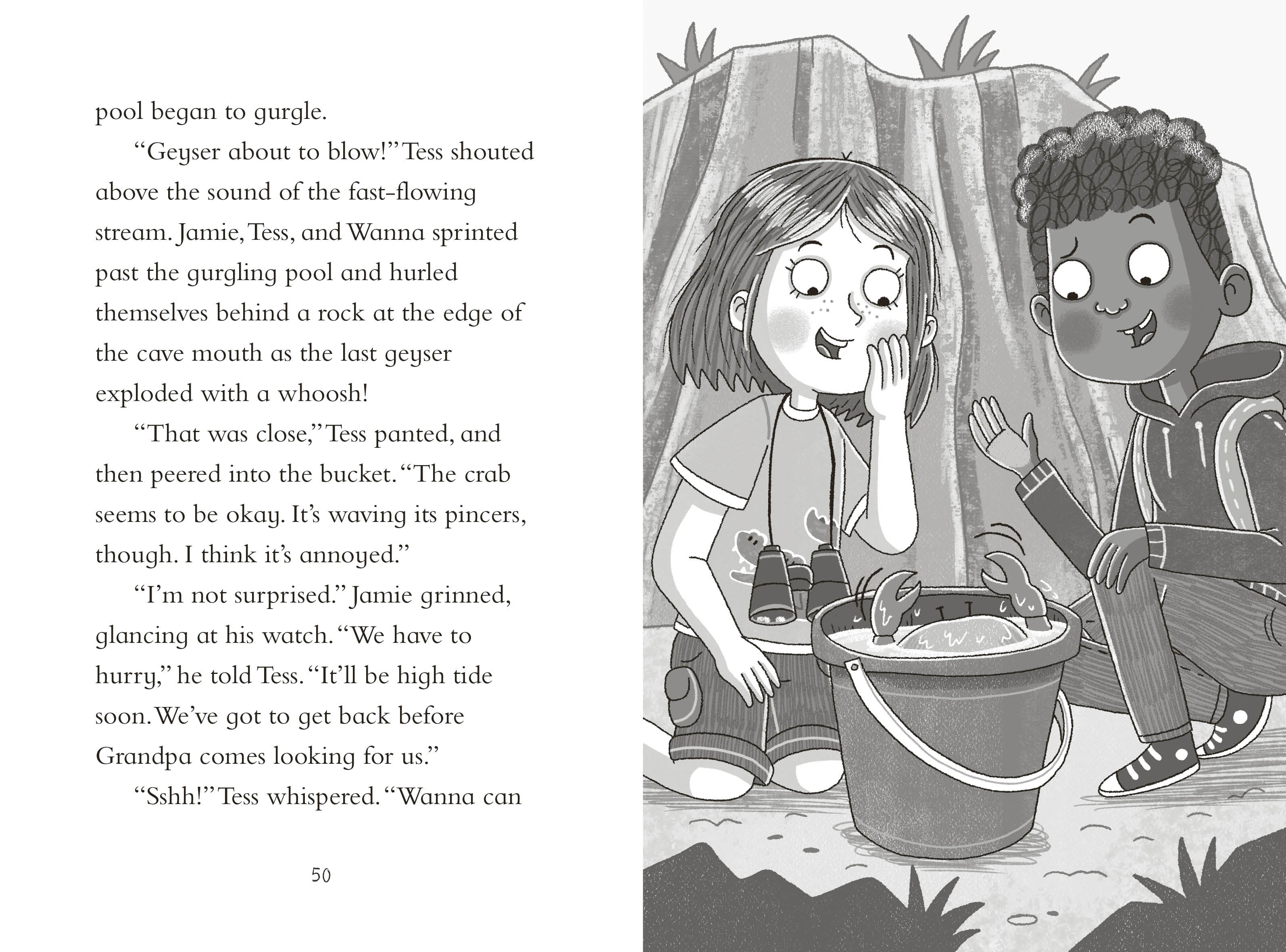 Dinosaur Club: Catching the Velociraptor-Spread, Image, (PRHC, Design, Do, Not, Use)-4