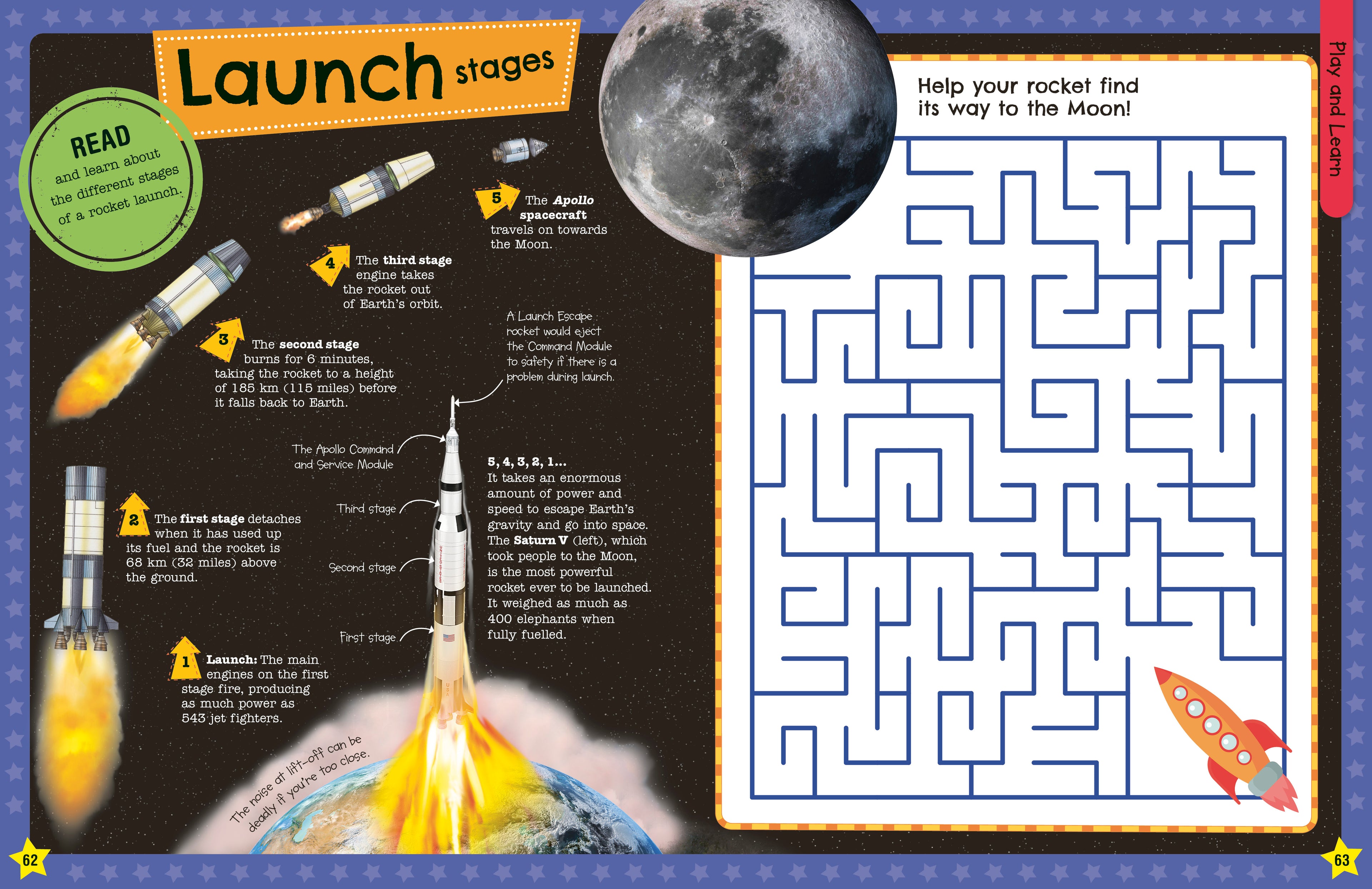 The Fact-Packed Activity Book: Space-spread image