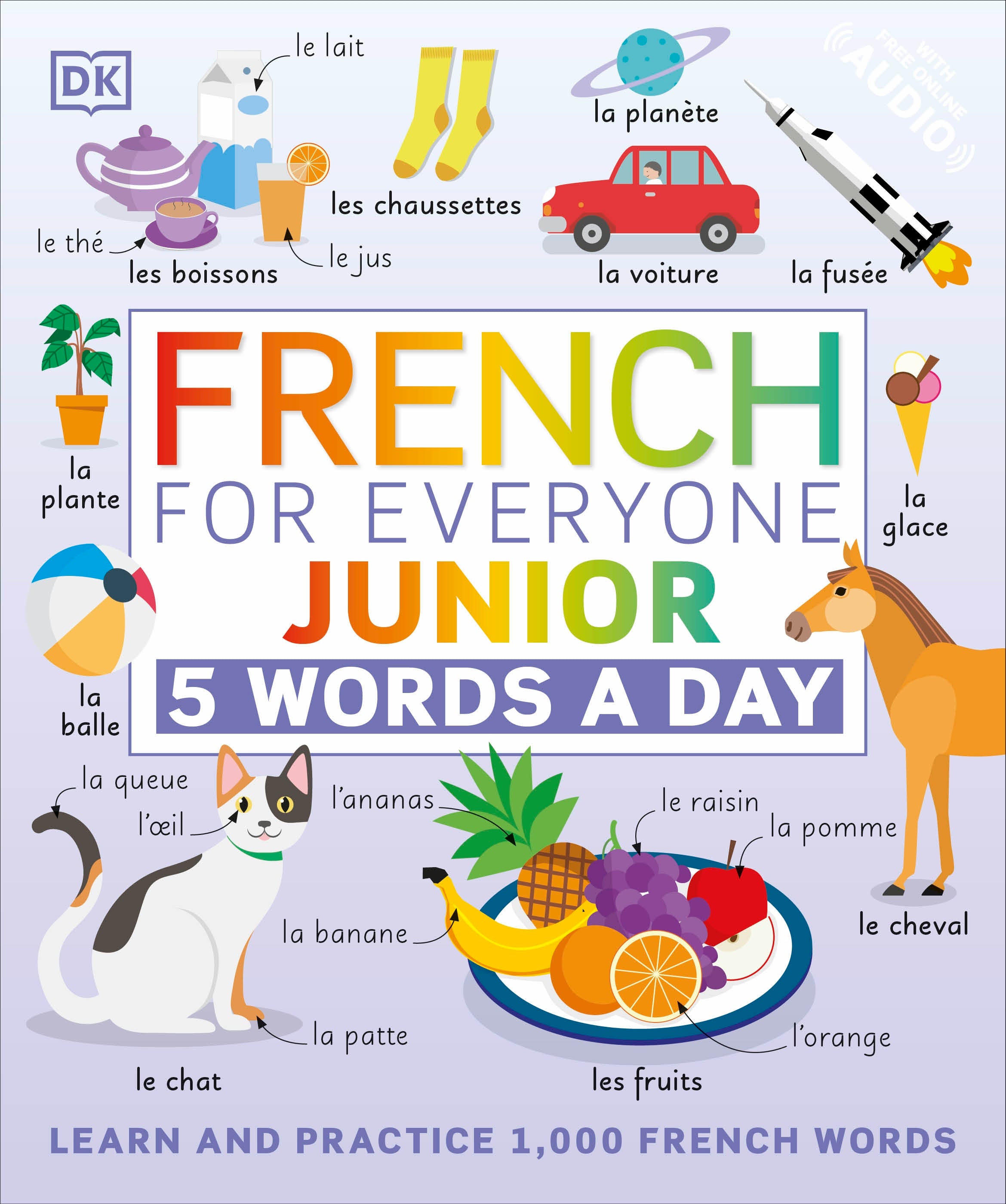 French for Everyone Junior 5 Words a Day jacket