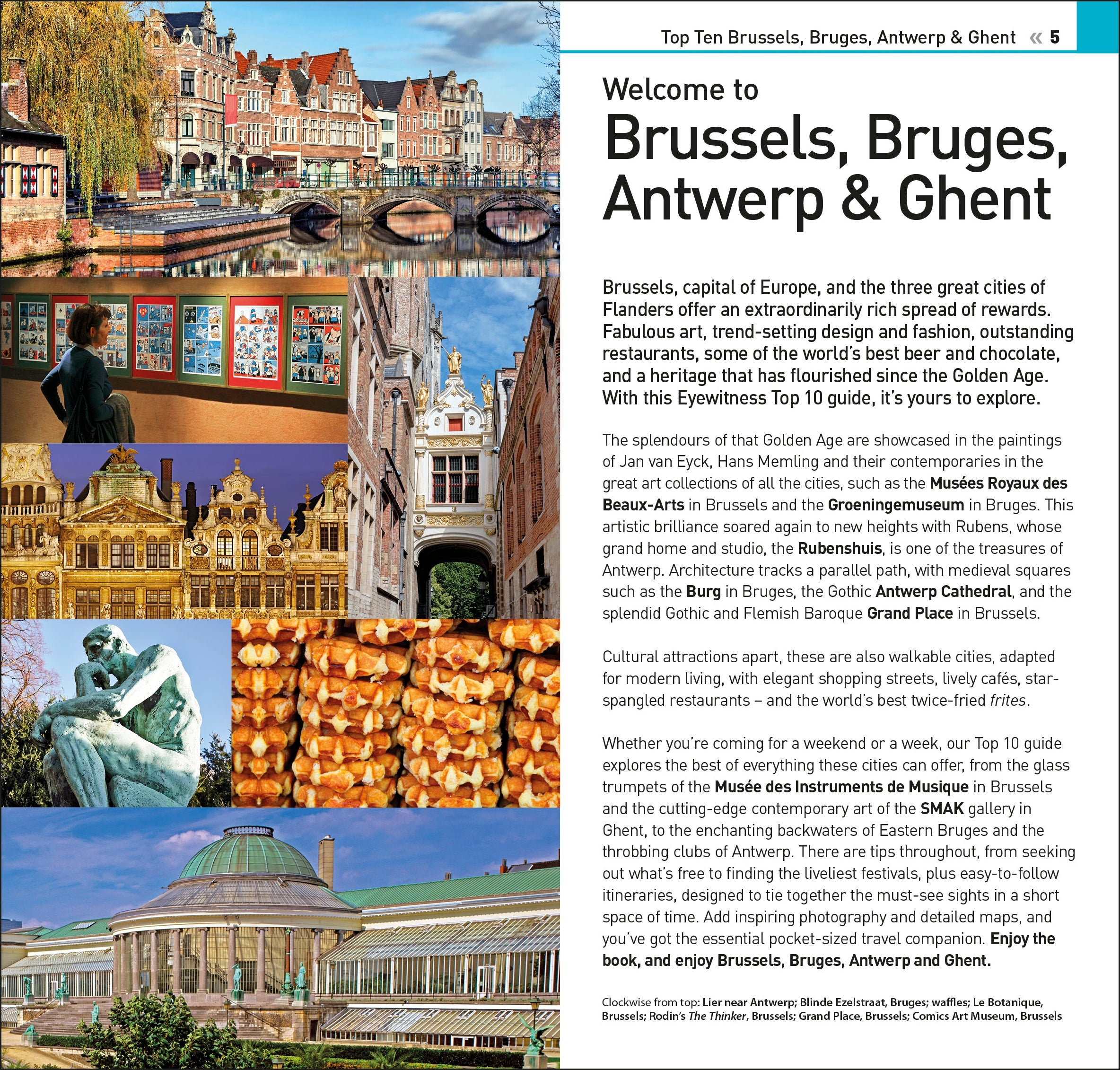 DK Top 10 Brussels, Bruges, Antwerp and Ghent