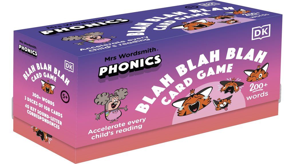 Mrs Wordsmith Phonics Blah Blah Blah Card Game, Kindergarten & Grades 1-2 cover