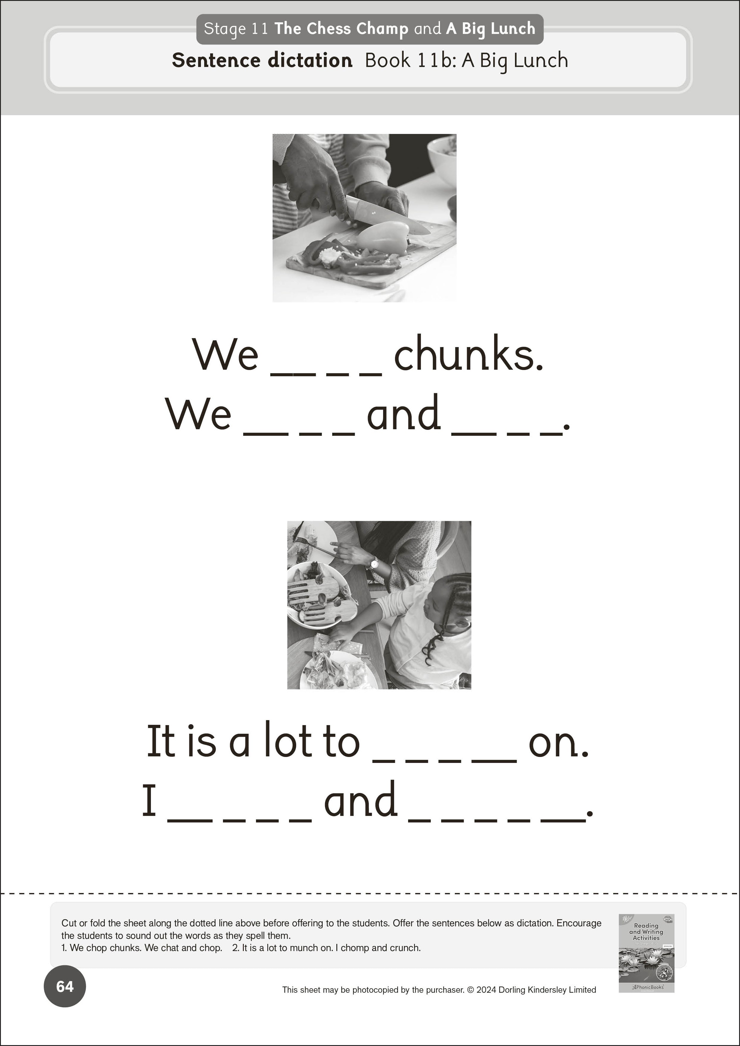Phonic Books Dandelion World Extras Stages 8-15 Activities-Spread, Image, (PRHC, Design, Do, Not, Use)-5