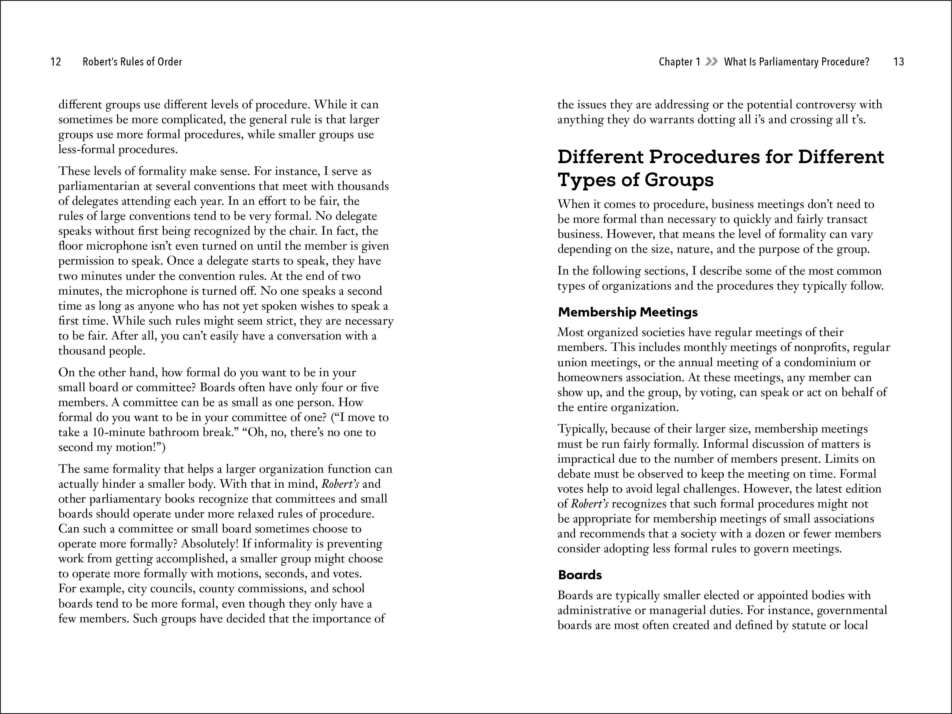 Robert's Rules of Order Fast Track-Spread, Image, (PRHC, Design, Do, Not, Use)-1