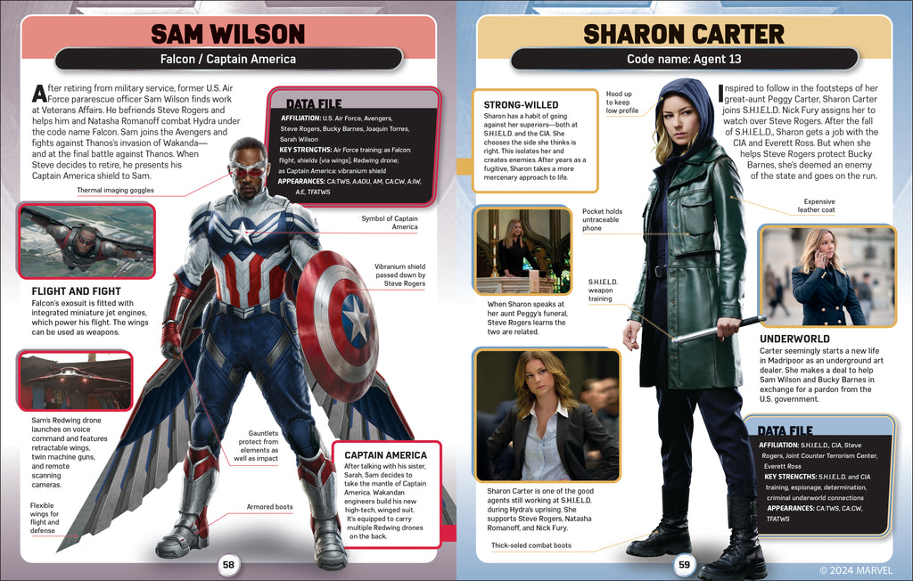 Marvel Studios Character Encyclopedia Updated Edition-Spread, Image, (PRHC, Design, Do, Not, Use)-1