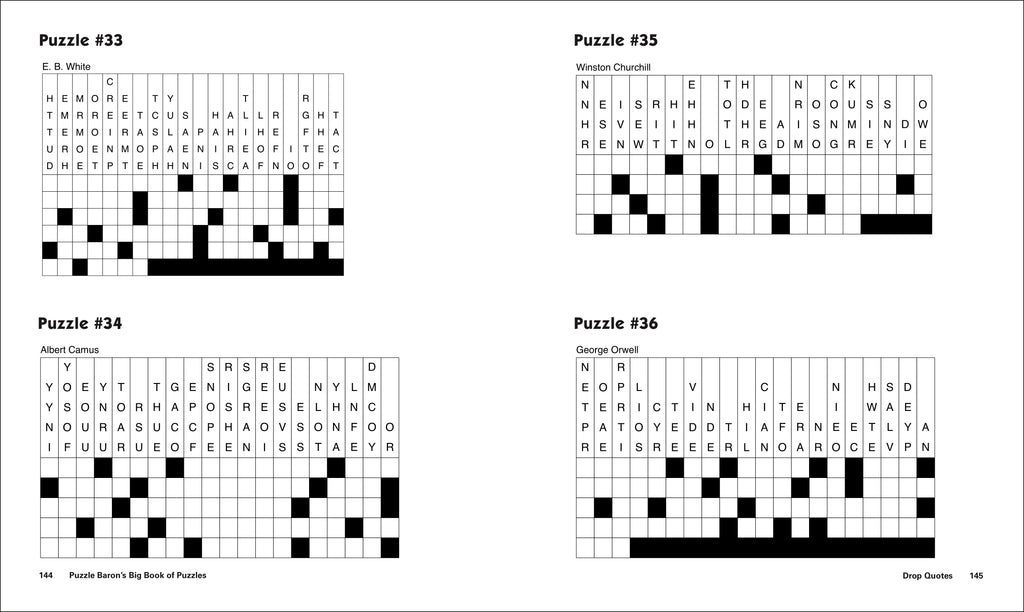 Puzzle Baron's Big Book of Puzzles