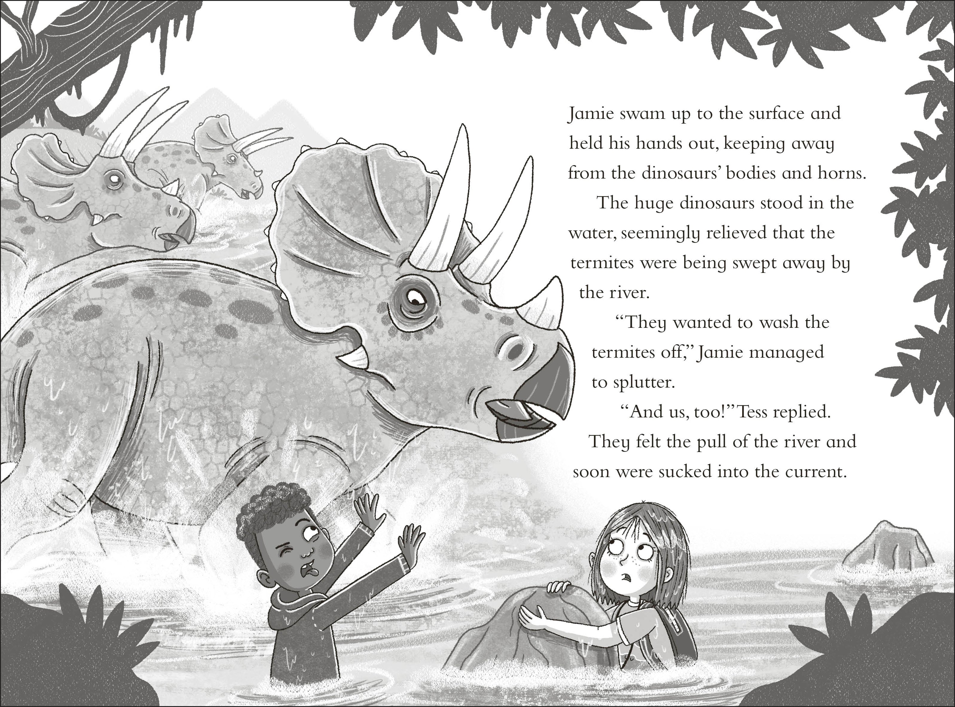 Dinosaur Club: Adventures in Dino World-Spread, Image, (PRHC, Design, Do, Not, Use)-4