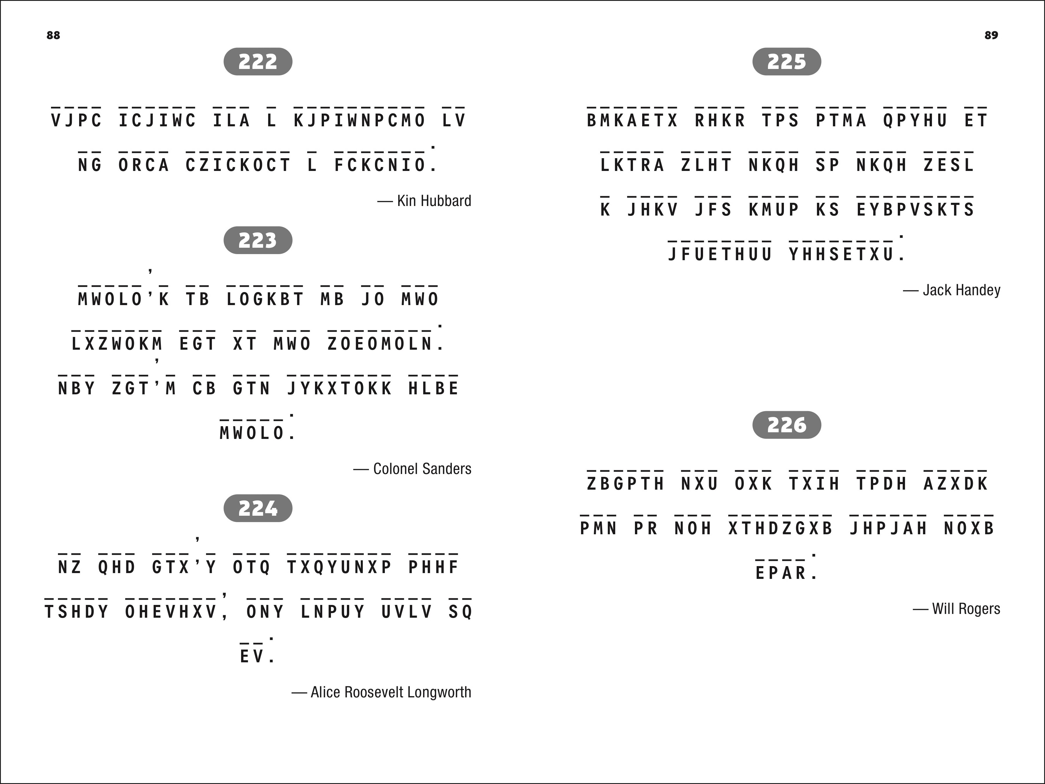 Puzzle Baron Cryptograms