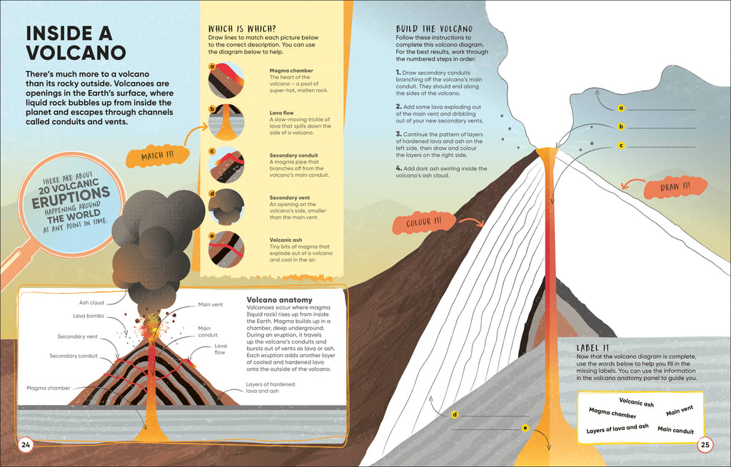 Brain Booster Volcanoes and Earthquakes