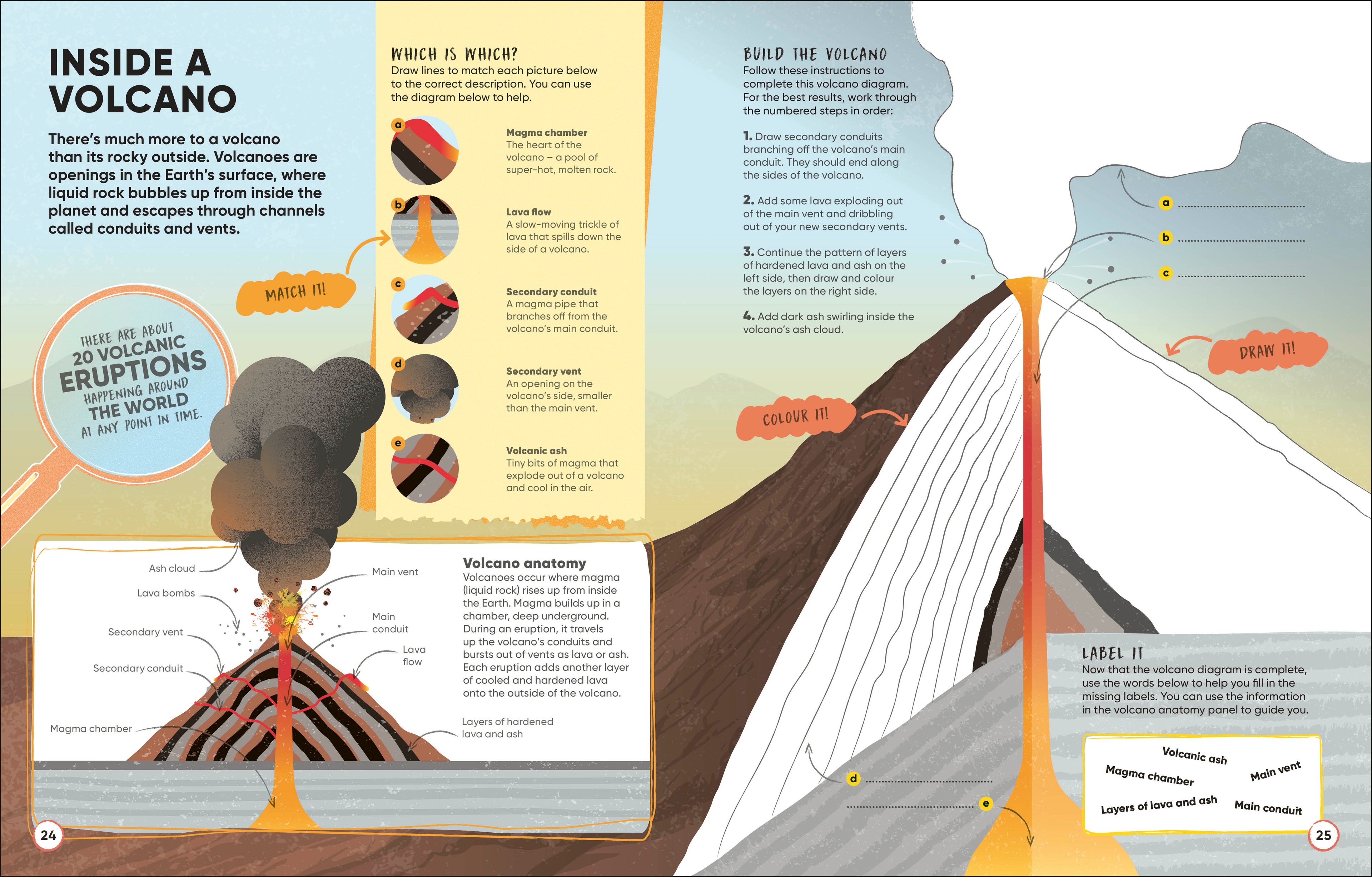 Brain Booster Volcanoes and Earthquakes