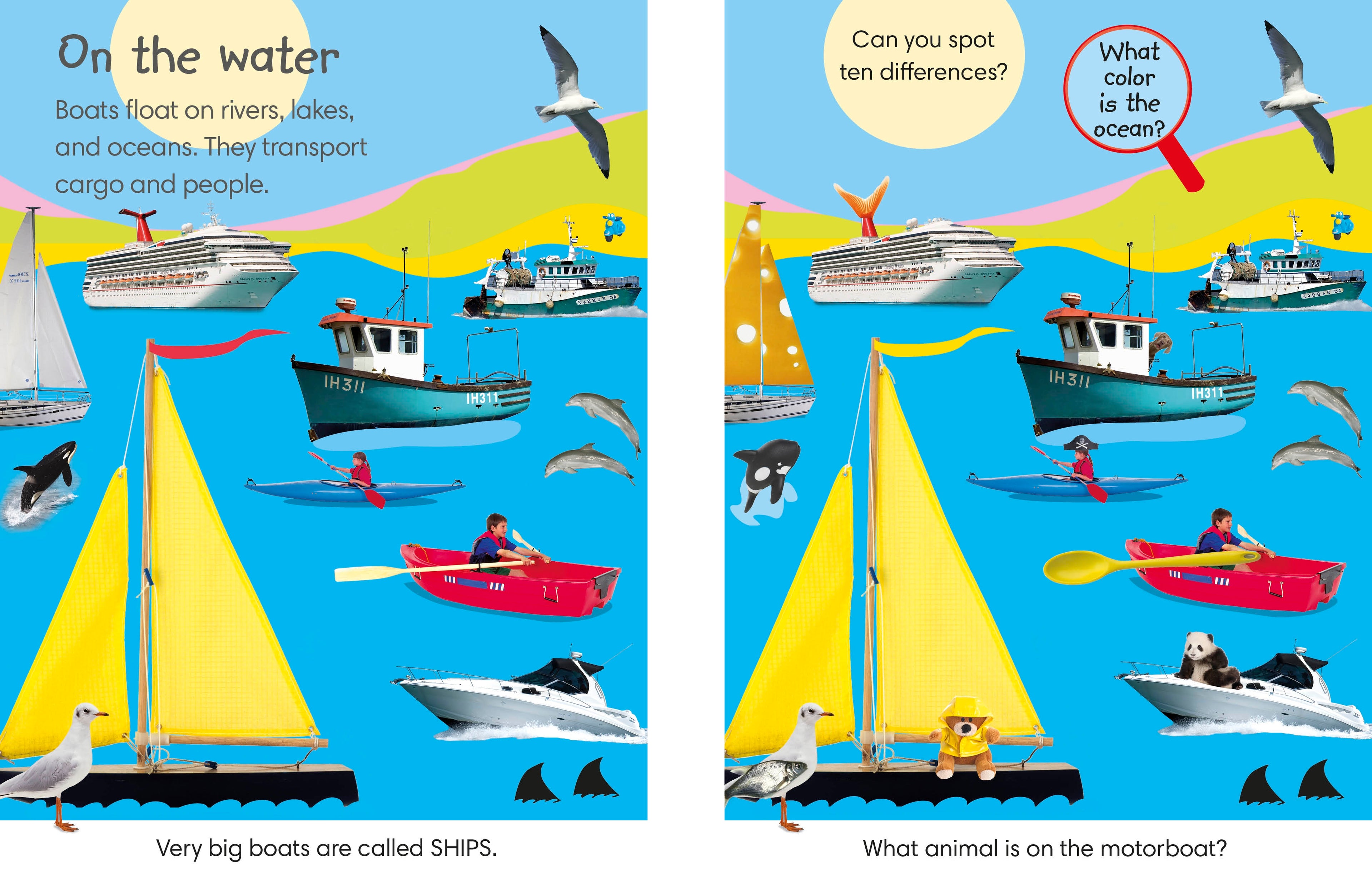 Spot the Difference Things That Go