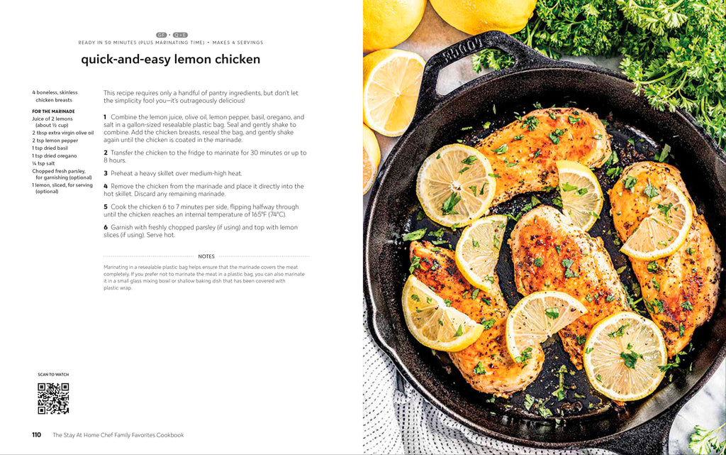 The Stay At Home Chef Family Favorites Cookbook-Spread, Image, (PRHC, Design, Do, Not, Use)-3