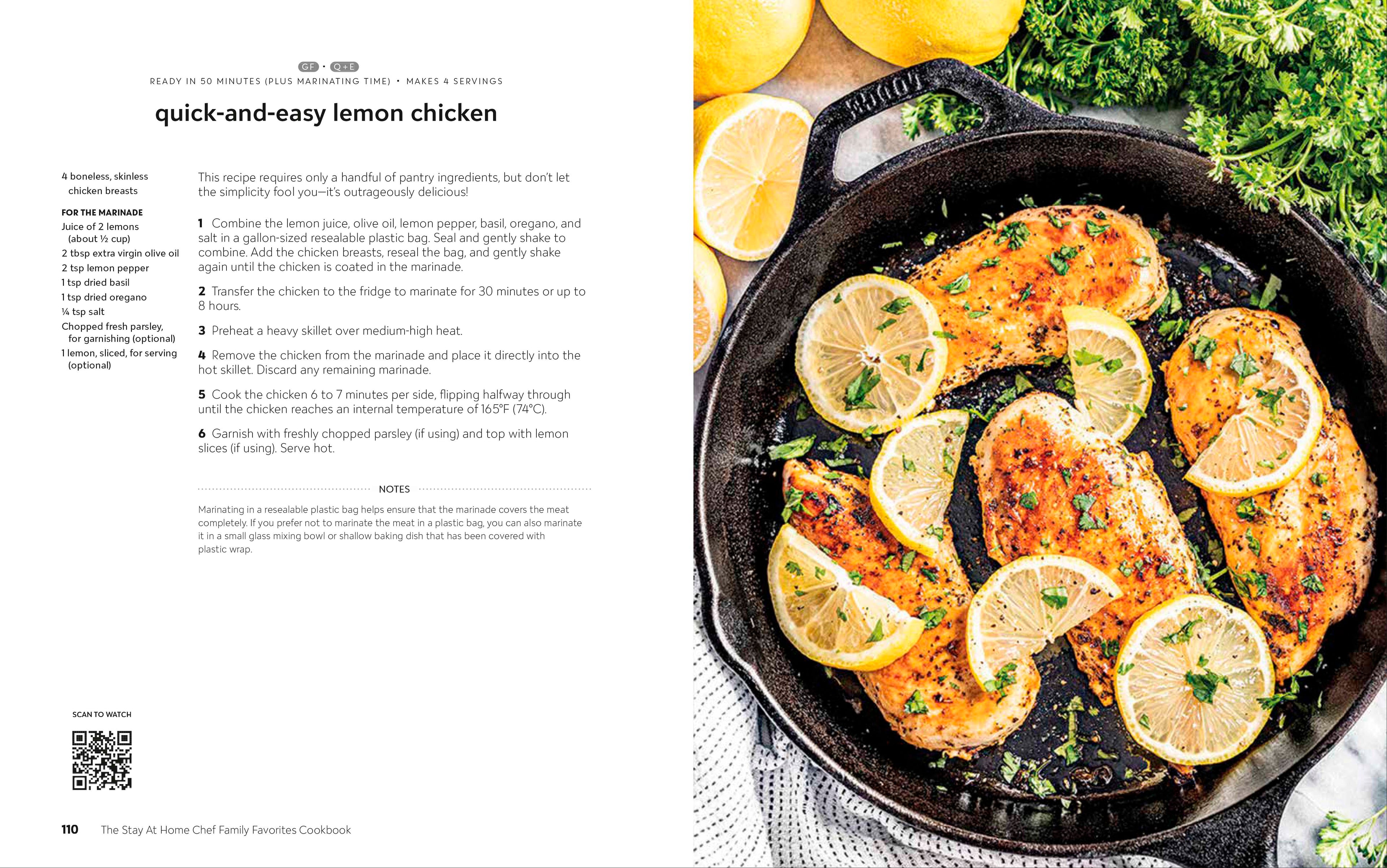 The Stay At Home Chef Family Favorites Cookbook-Spread, Image, (PRHC, Design, Do, Not, Use)-3