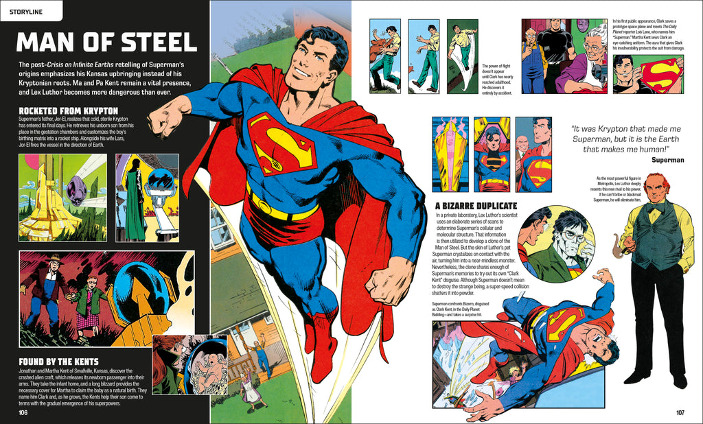 DC Superman The Ultimate Guide The Man of Steel New Edition-Spread, Image, (PRHC, Design, Do, Not, Use)-5