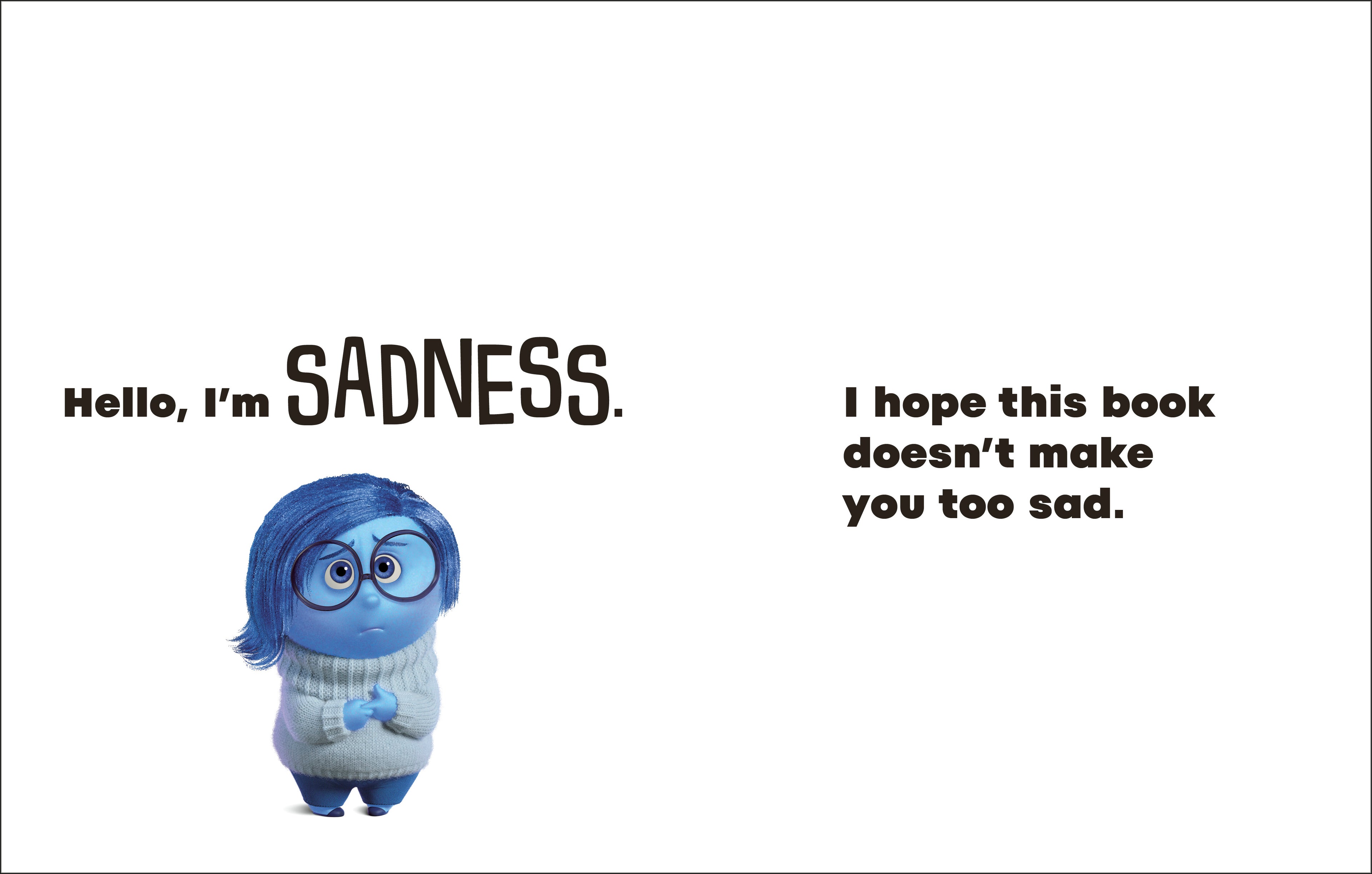Disney Inside Out 2 Hello, I'm Sadness