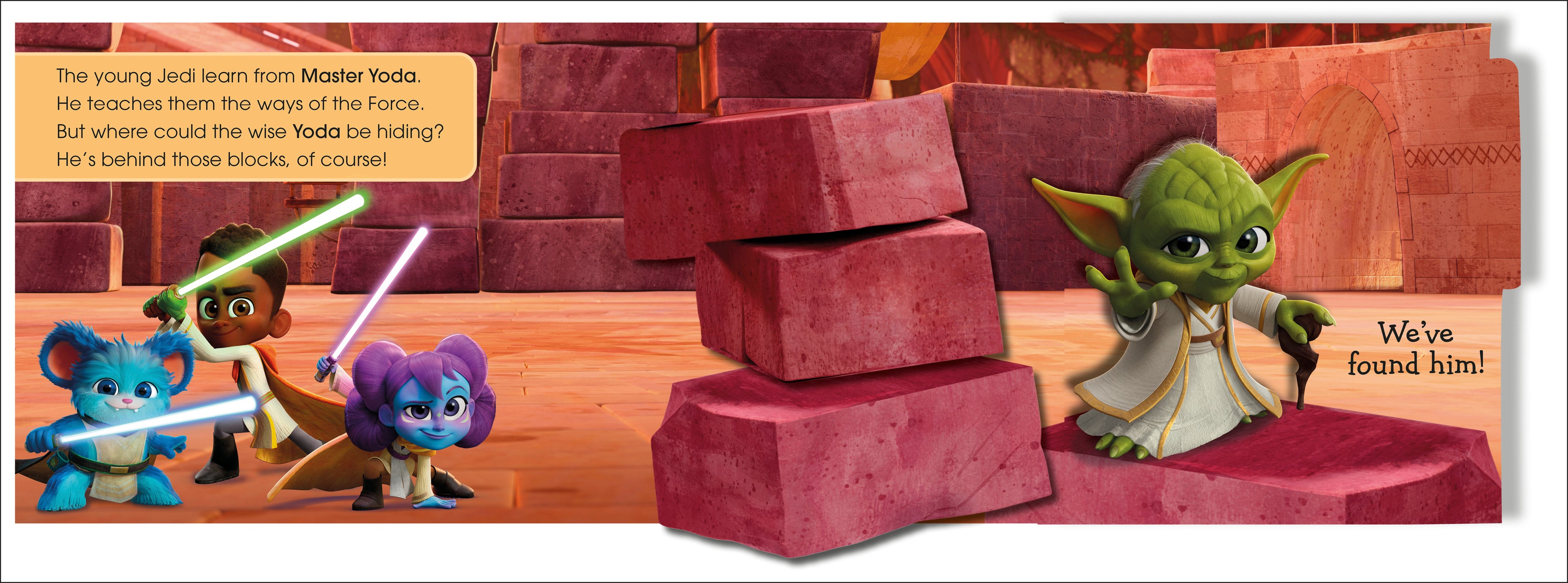 Pop-Up Peekaboo! Star Wars Young Jedi Adventures-Spread, Image, (PRHC, Design, Do, Not, Use)-4