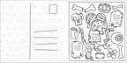 Super Cuties: A Cozy Halloween Coloring Book-Spread, Image, (PRHC, Design, Do, Not, Use)-6