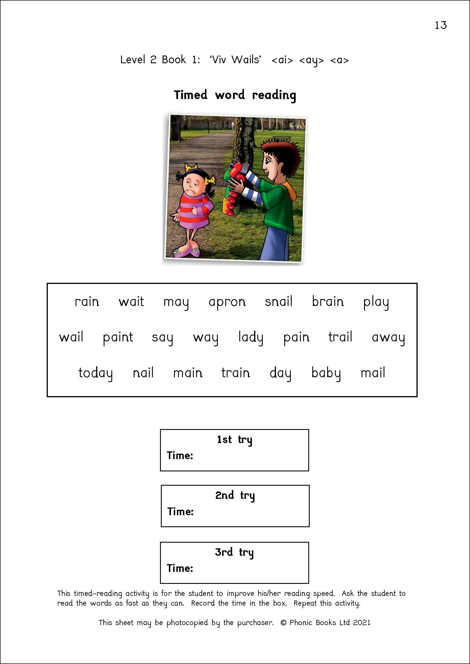 Phonic Books Dandelion Readers Vowel Spellings Level 2 Activities