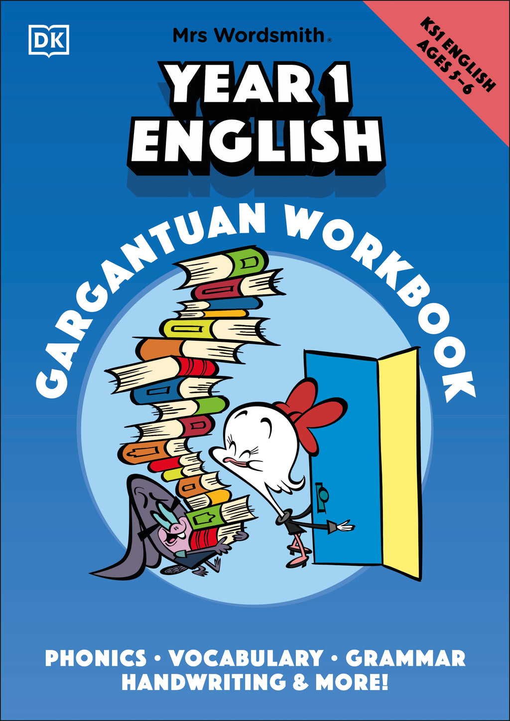 Mrs Wordsmith Year 1 English Gargantuan Workbook, Ages 5-6 (Key Stage 1) jacket