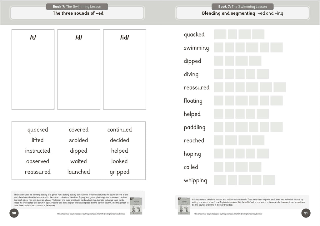Phonic Books Dandelion Readers Level 5 Prefixes and Suffixes Activities-Spread, Image, (PRHC, Design, Do, Not, Use)-3