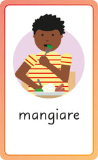 Italian for Everyone Junior First Words Flash Cards-image