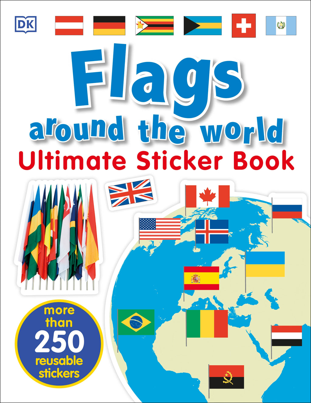 Flags Around the World Ultimate Sticker Book jacket