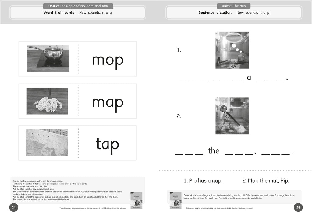 Phonic Books Dandelion Readers Reading and Writing Activities Set 2 Units 1-10 and Set 3 Units 1-10-image