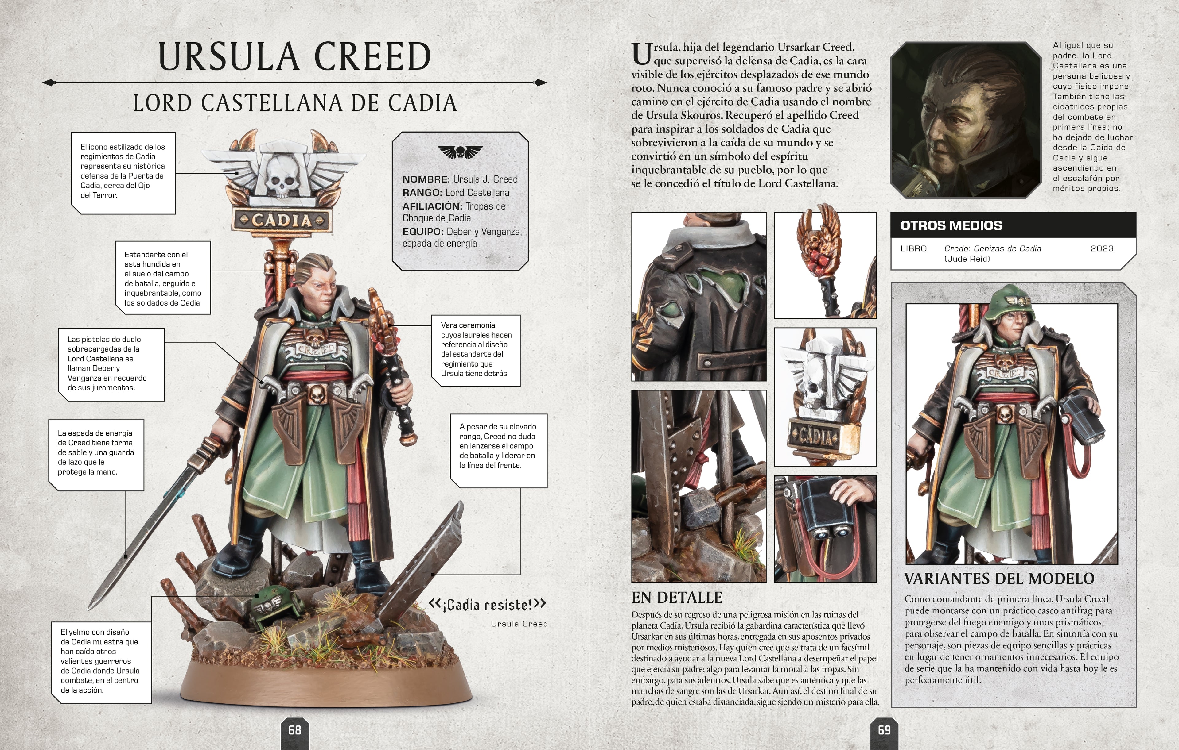 Warhammer 40,000 Enciclopedia de personajes (Character Encyclopedia)-Spread, Image, (PRHC, Design, Do, Not, Use)-2