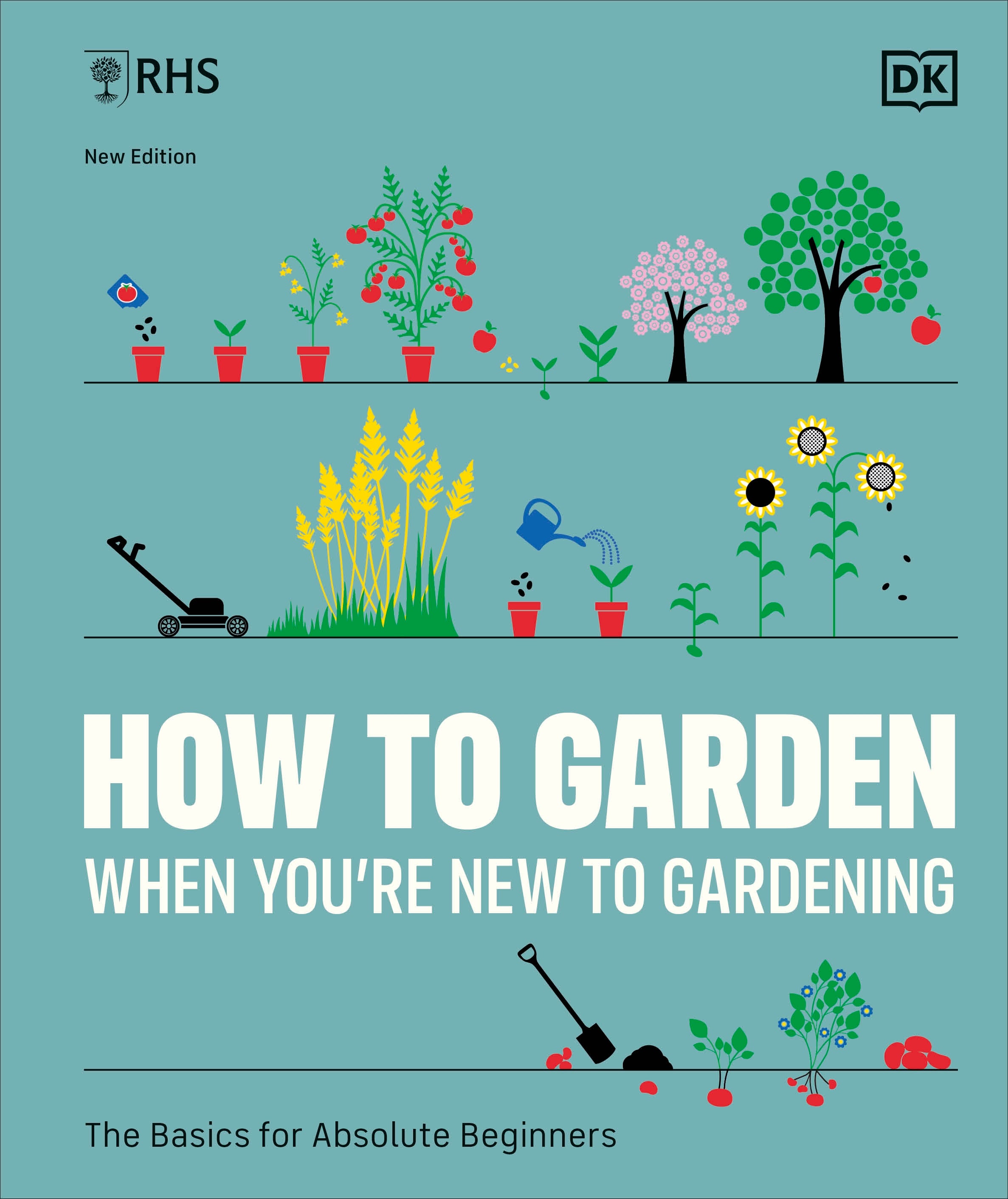 RHS How to Garden When You're New to Gardening-book cover