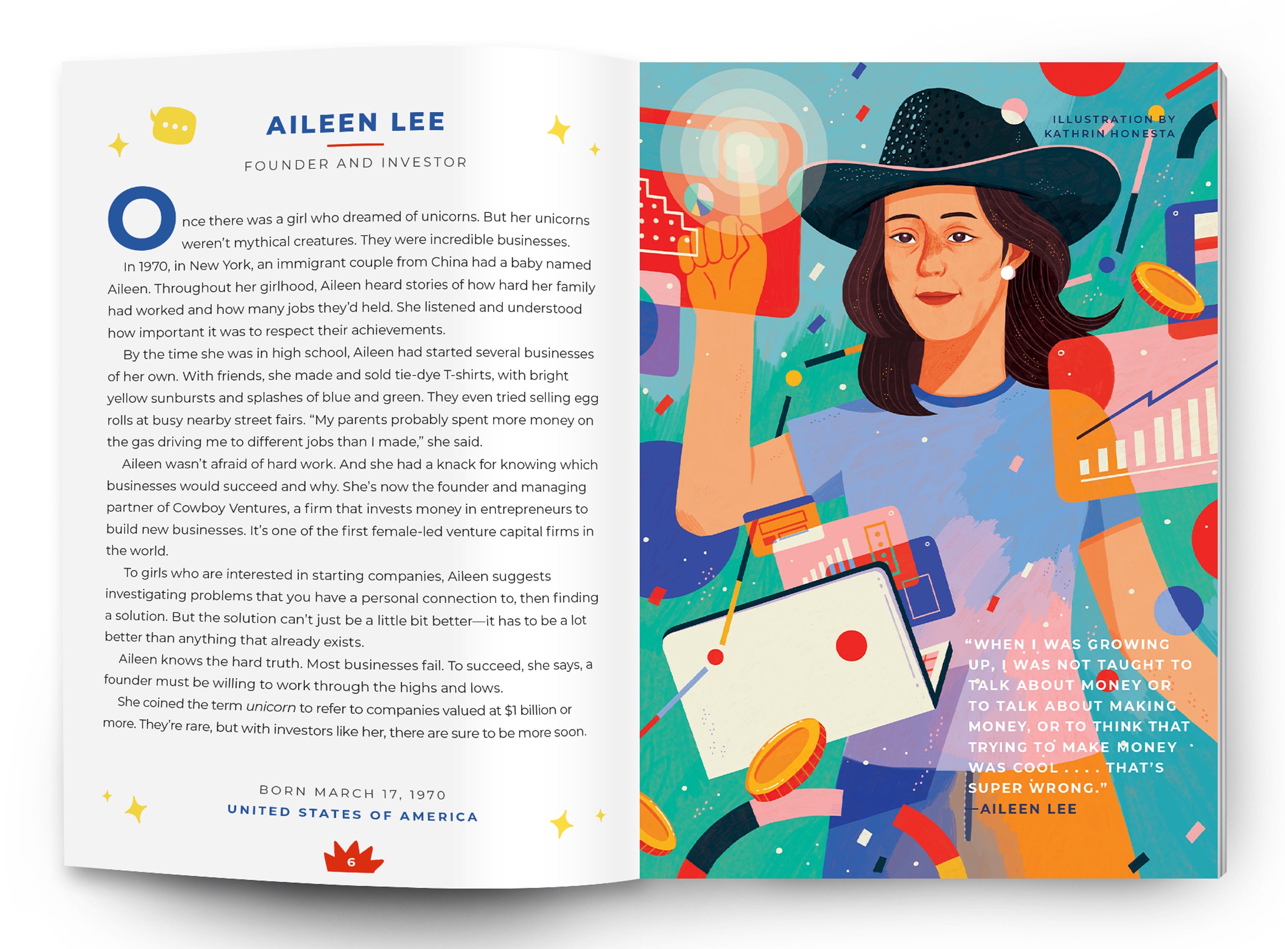 Rebel Girls Awesome Entrepreneurs: 25 Tales of Women Building Businesses-spread image