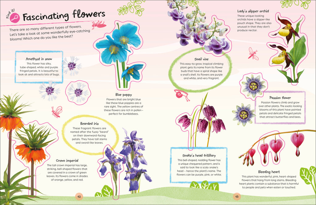 RHS Ultimate Sticker Book Garden Flowers