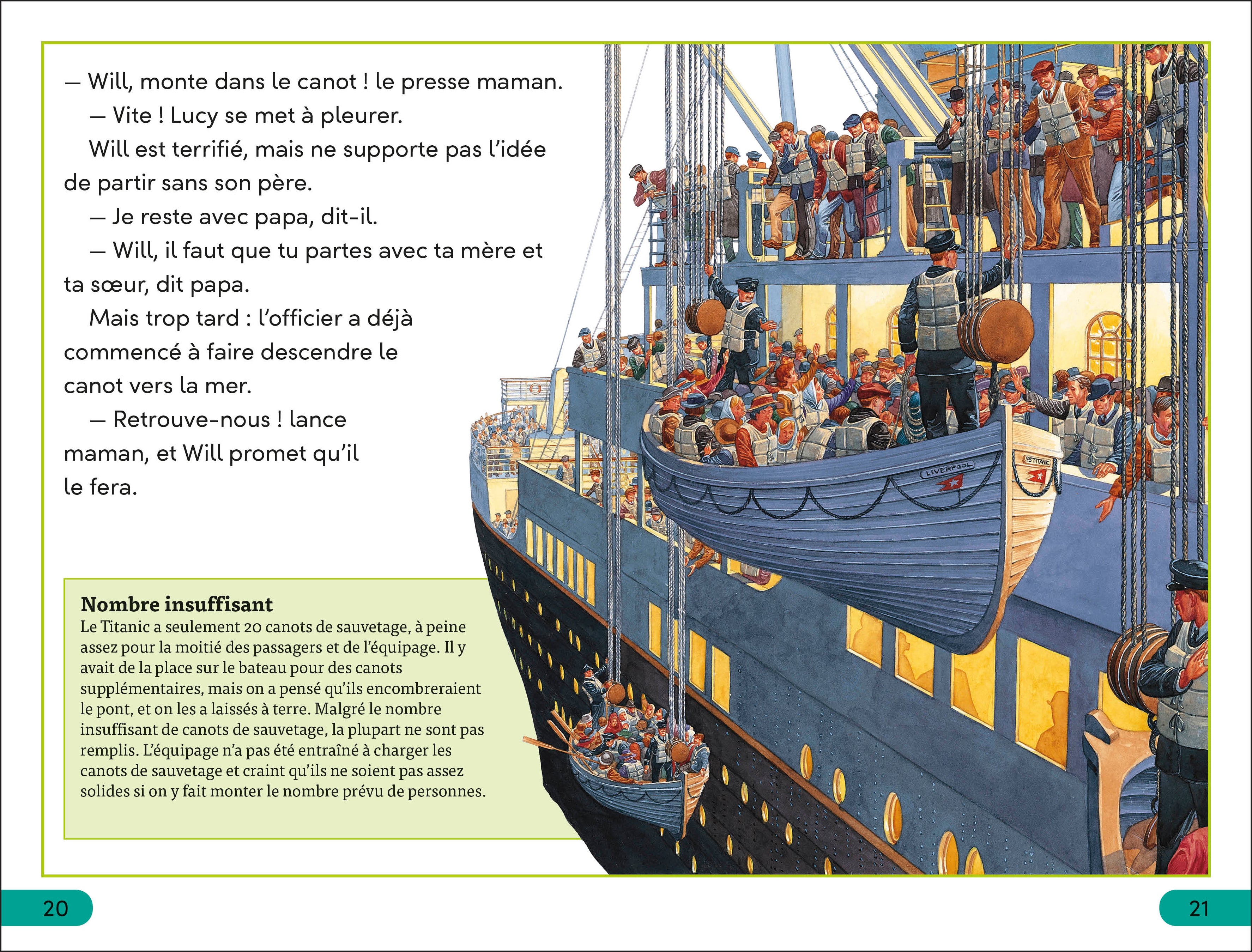 DK Super Readers Level 3 French Translation Titanic – Le Titanic