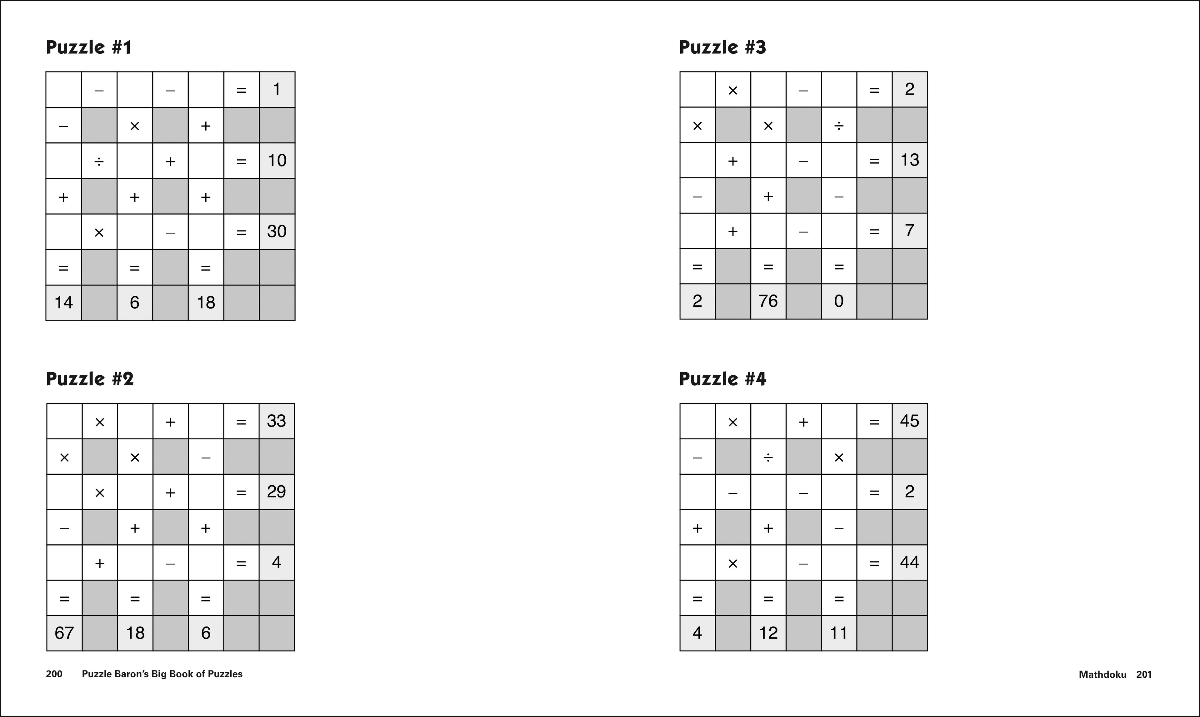 Puzzle Baron's Big Book of Puzzles