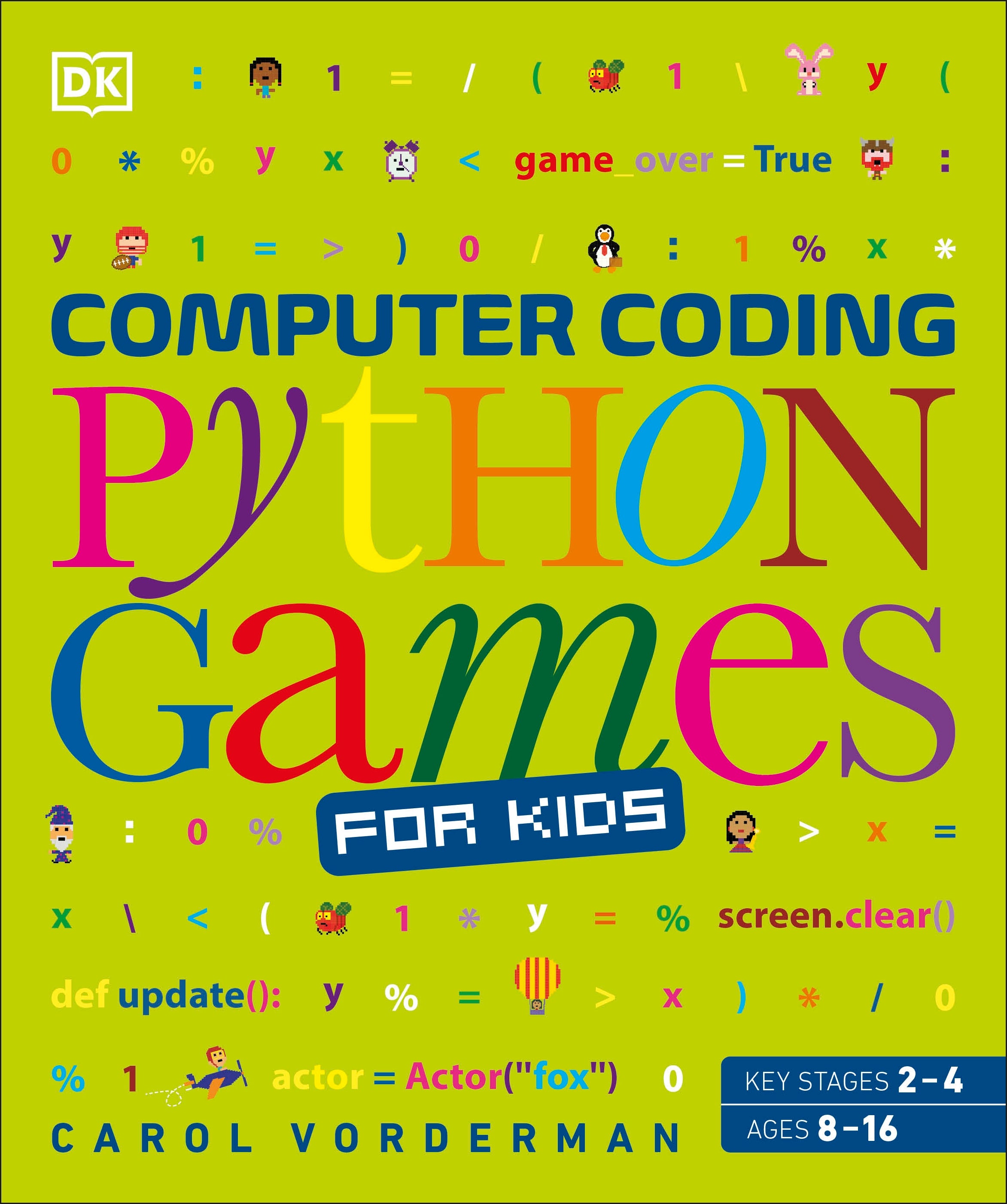 Computer Coding Python Games for Kids jacket