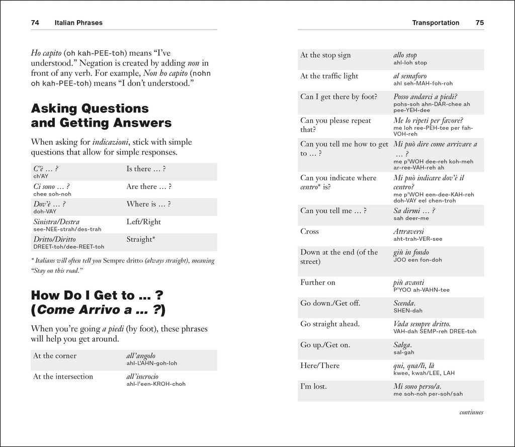 Italian Phrases for Beginners