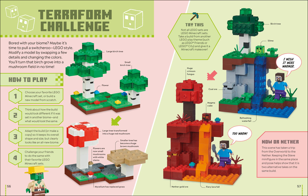 LEGO Minecraft Games Book-Spread, Image, (PRHC, Design, Do, Not, Use)-5