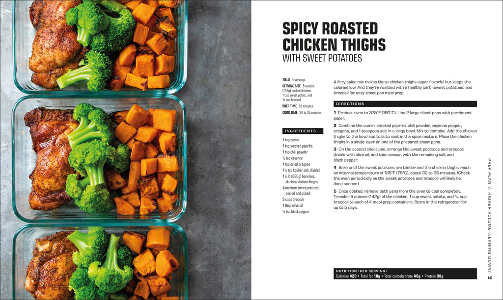 The Bodybuilder's Meal Prep Cookbook-Spread, Image, (PRHC, Design, Do, Not, Use)-5