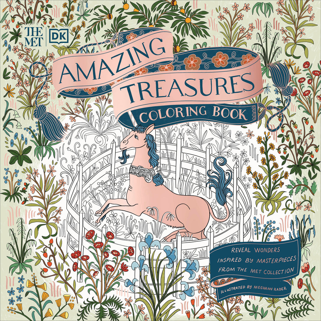 The Met Amazing Treasures Coloring Book cover