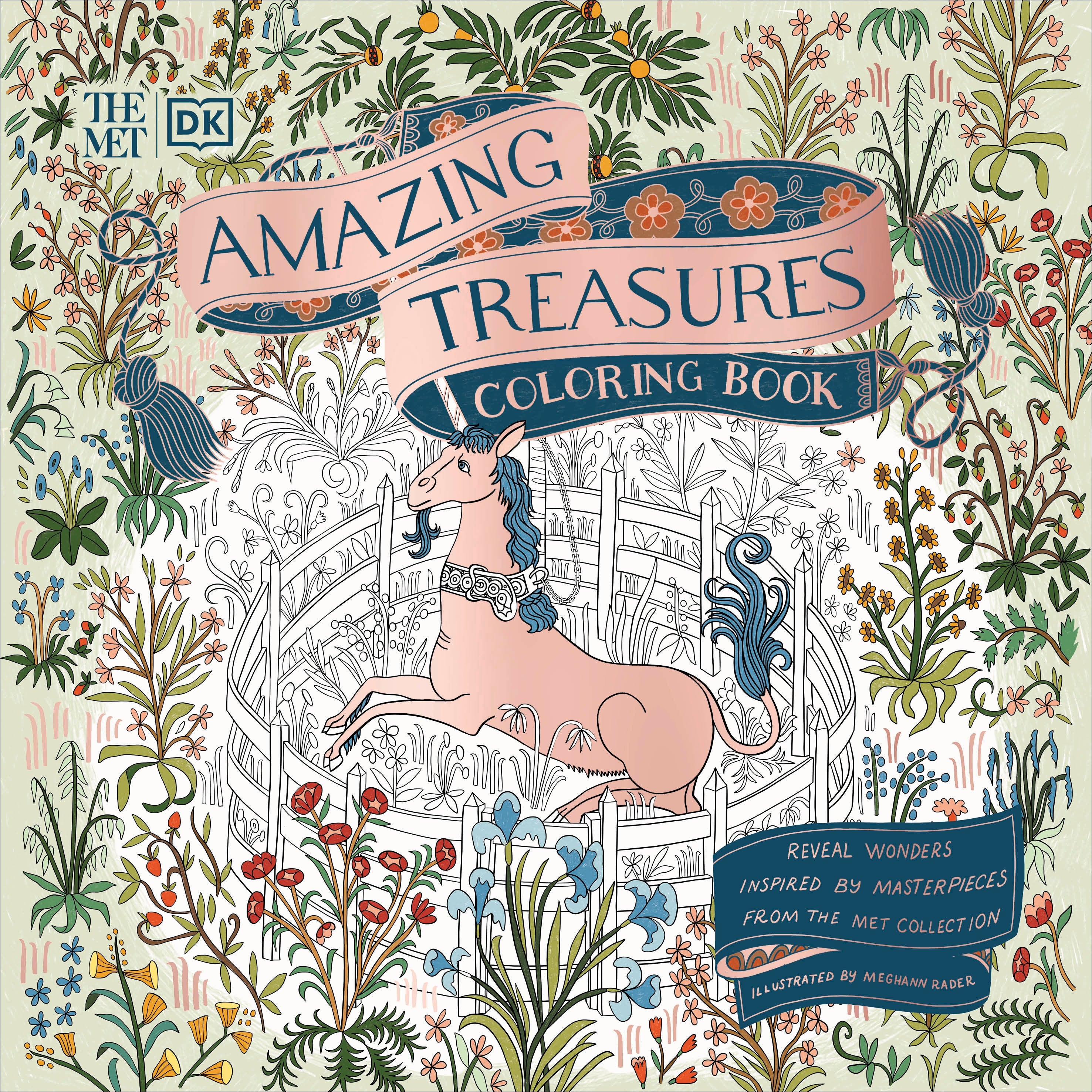 The Met Amazing Treasures Coloring Book cover