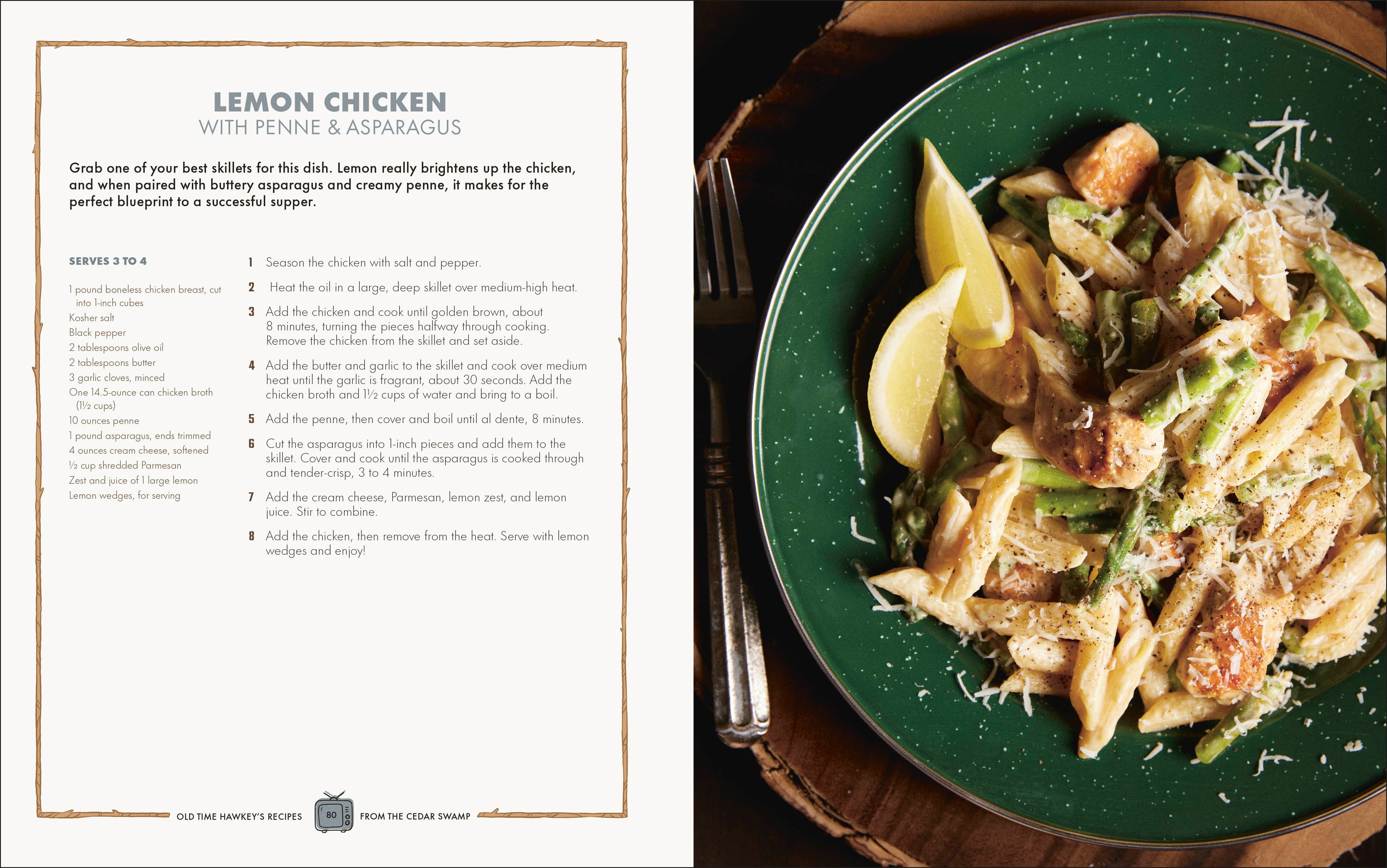 Old Time Hawkey's Recipes from the Cedar Swamp-Spread, Image, (PRHC, Design, Do, Not, Use)-3