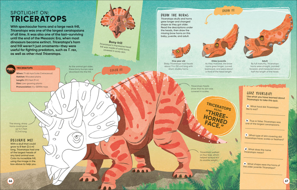 Brain Booster Dinosaurs and Other Prehistoric Creatures-Spread, Image, (PRHC, Design, Do, Not, Use)-10