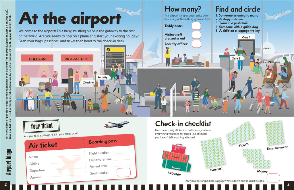 At the Airport Activity Book