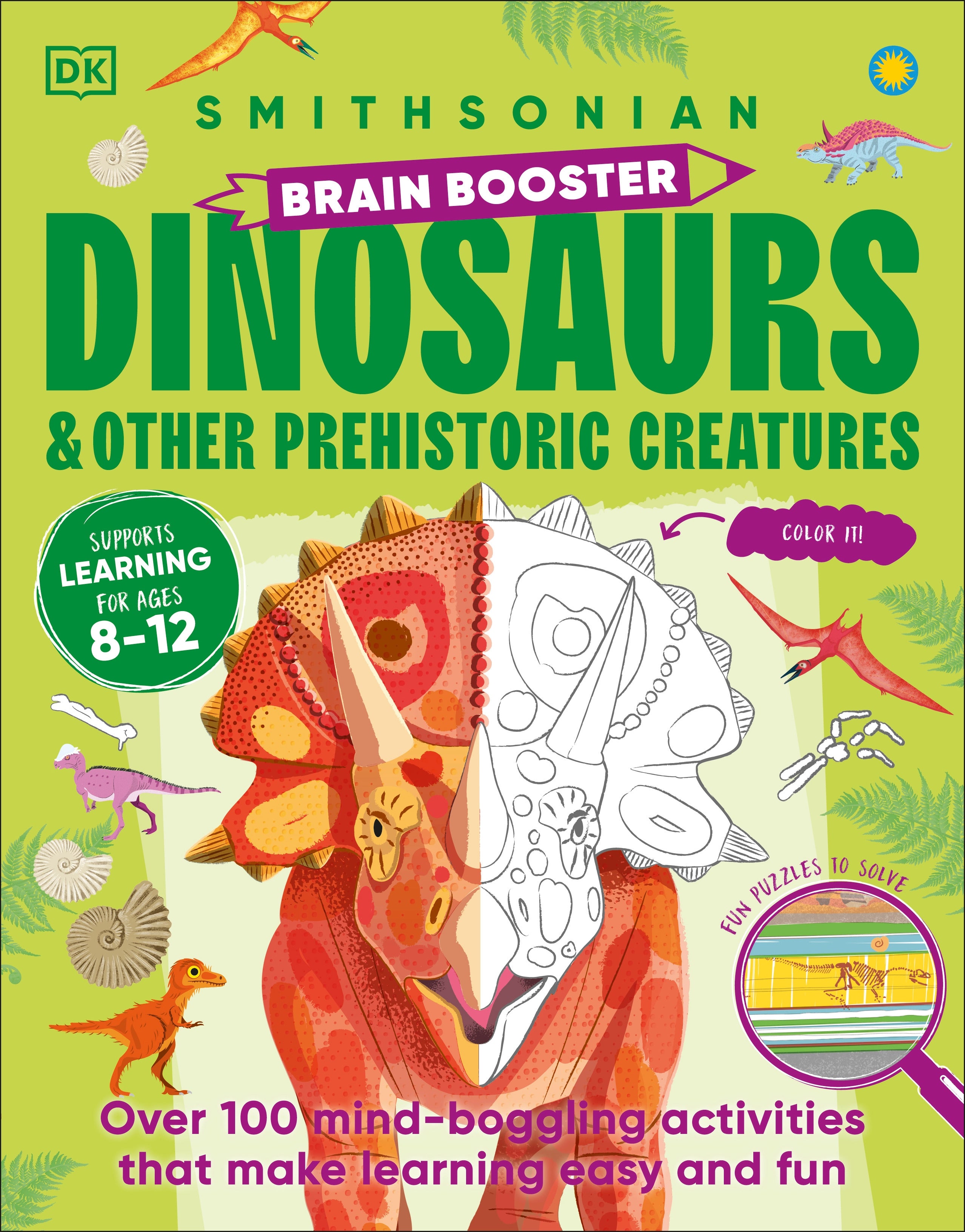 Brain Booster Dinosaurs and Other Prehistoric Creatures jacket image