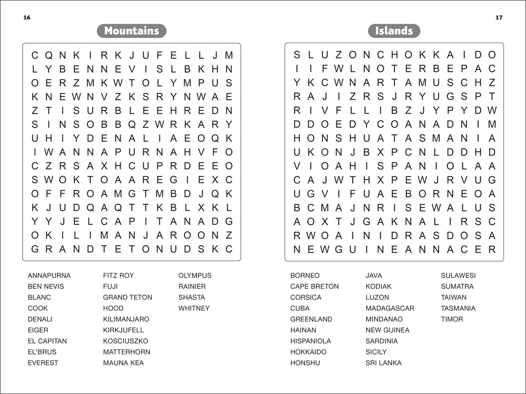 Puzzle Baron's Word Search Puzzles