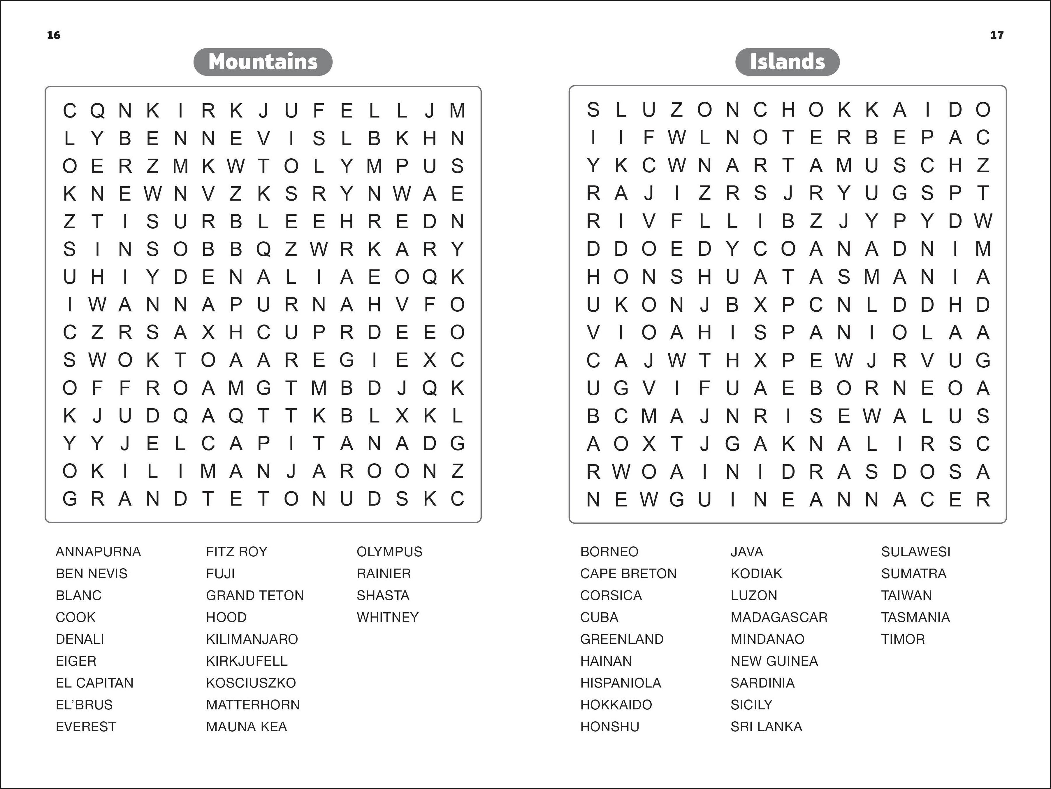 Puzzle Baron's Word Search Puzzles