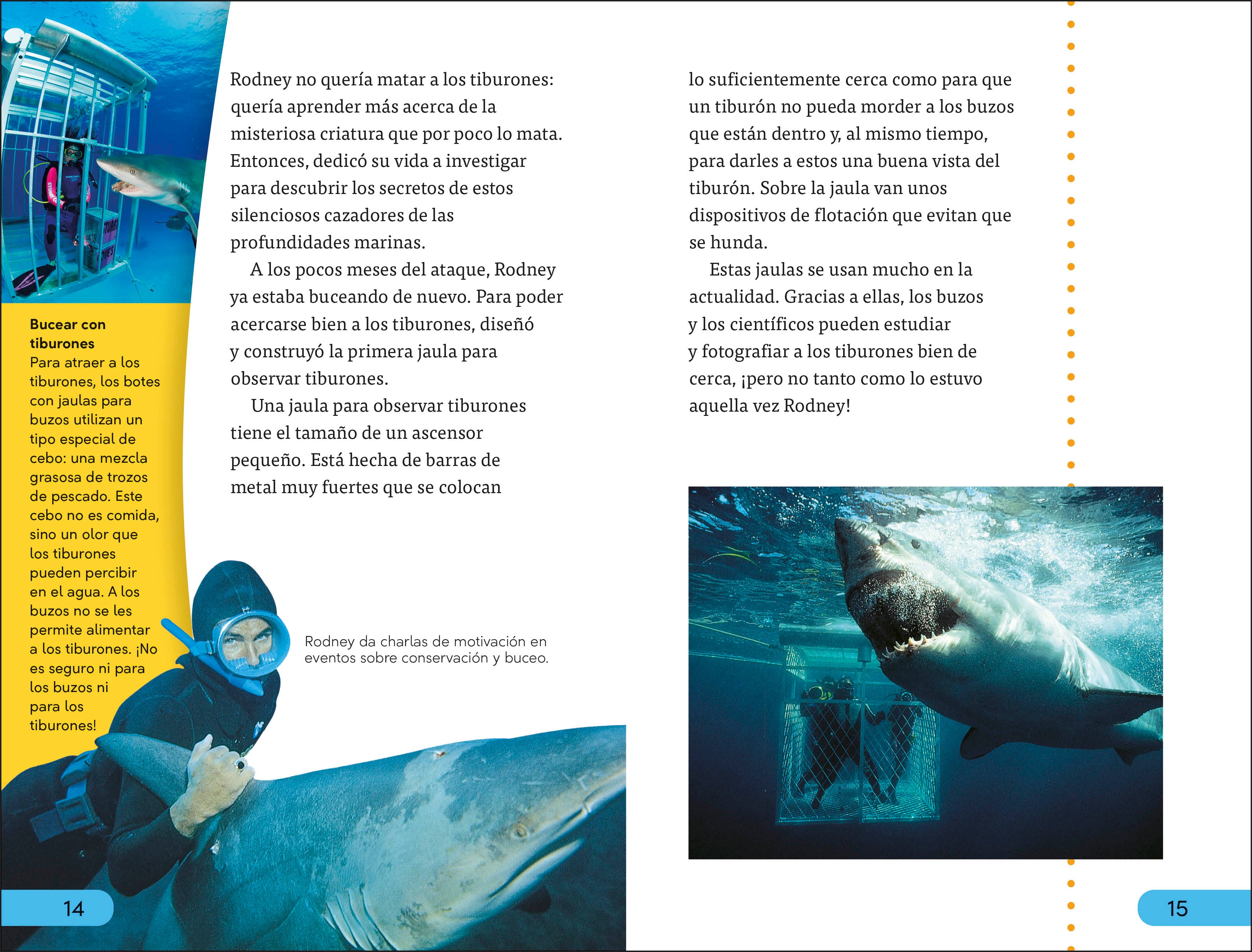 DK Super Readers Level 4 Ataques de tiburones (Shark Attack)-Spread, Image, (PRHC, Design, Do, Not, Use)-2
