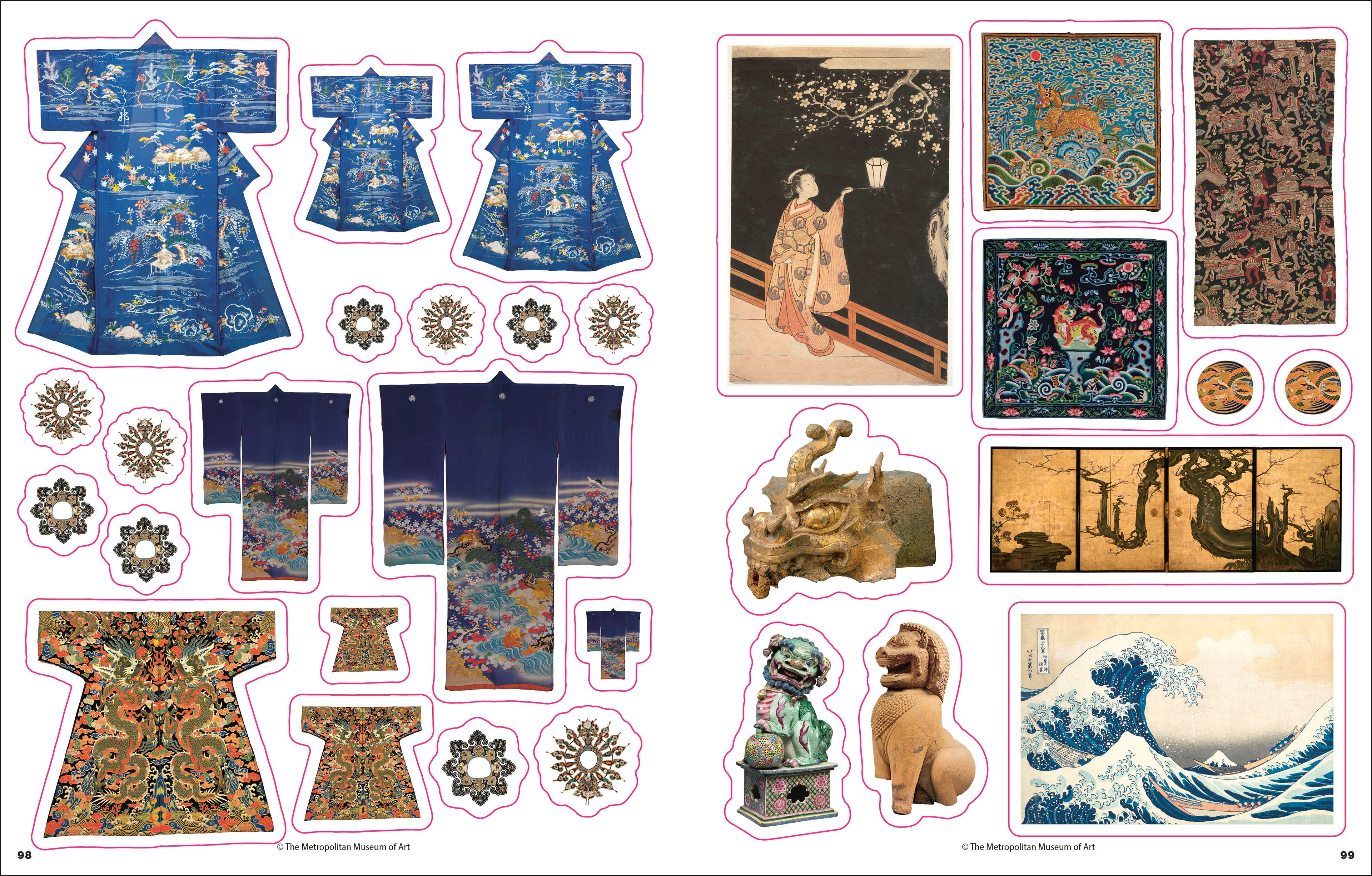 The Met Collector's Sticker Anthology-Spread, Image, (PRHC, Design, Do, Not, Use)-4