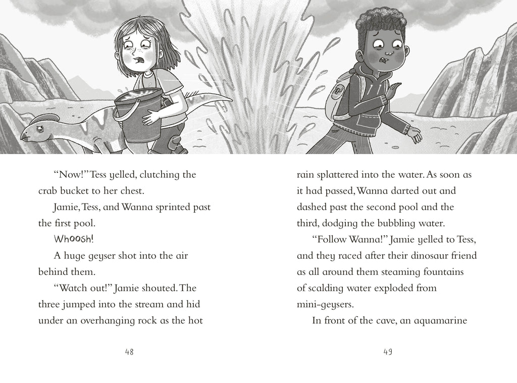 Dinosaur Club: Catching the Velociraptor-Spread, Image, (PRHC, Design, Do, Not, Use)-3