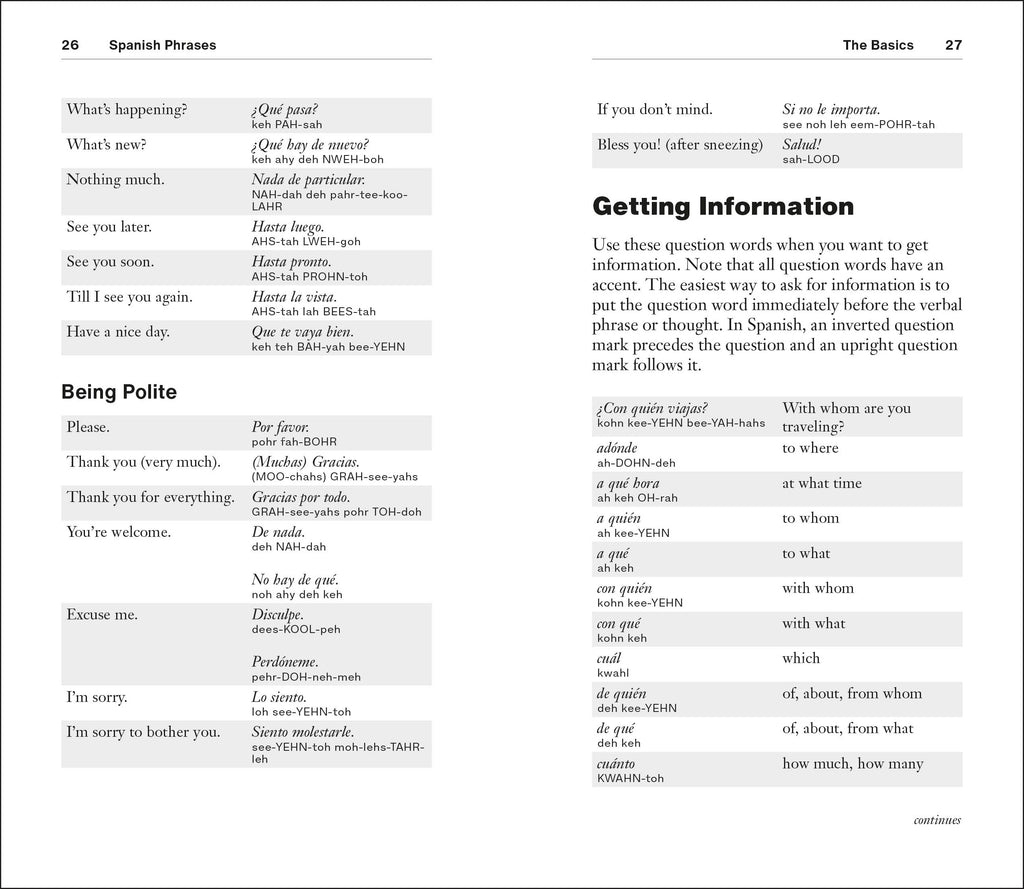 Spanish Phrases for Beginners